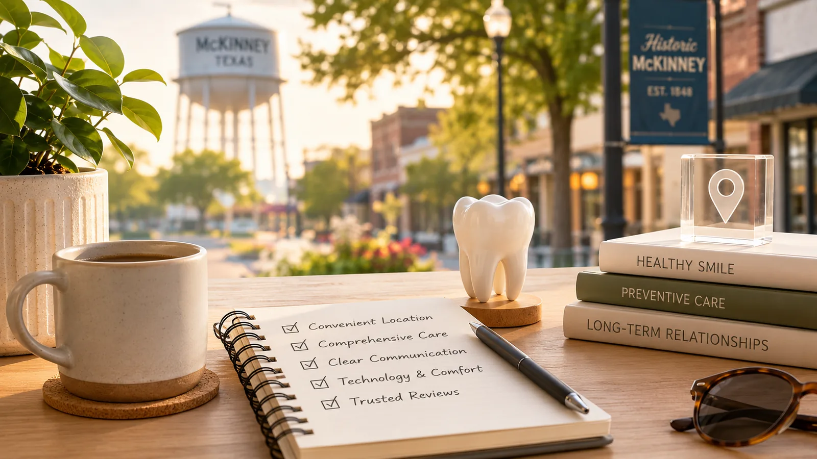 MDRN Dental Studio educational image for choosing a dentist in McKinney