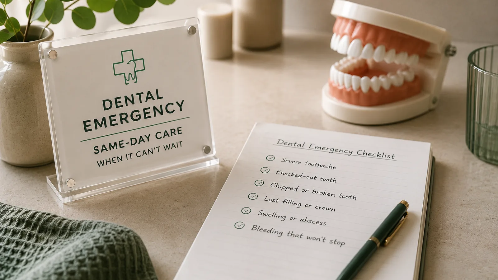 MDRN Dental Studio educational image for Same-Day Dental Emergency in McKinney: What Counts as Urgent?